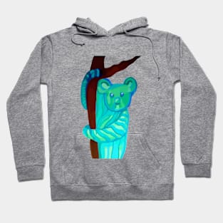 Teal Koala Hoodie